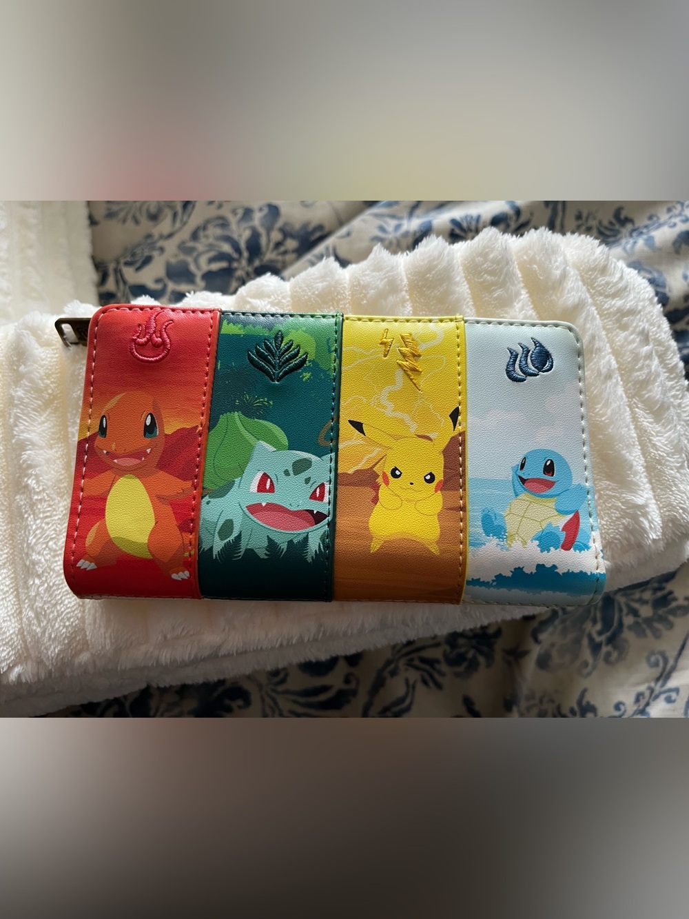 Loungefly Pokémon Kanto Starters Pikachu Wallet